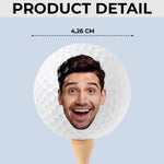 Custom Photo Funny Golf Gifts for Men - Personalized Golf Ball