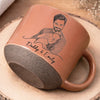 Custom Photo Printed Pottery Mug - Personalized Father's Day, Baby Shower, Gender Reveal Gifts For New Moms, New Dads, New Parents - Tiny Hands, Biggest Love