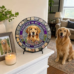 Custom Pet Photo Memorial Gifts - Personalized Stone With Stand
