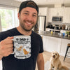 Custom Mug - Personalized Father's Day Gifts For Dog Cat Lovers, Dog Dad And Mom, Cat Owners - Paws Fill Life With Joy