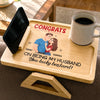 Custom Wooden Couch Arm Table - Personalized Anniversary Wedding Gifts For Husband And Wife, Him And Her - You And Me Always