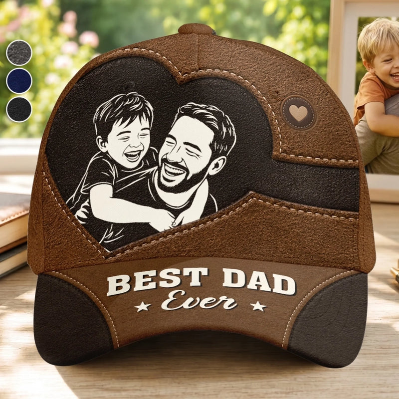 Custom Photo Cap - Personalized Father's Day Birthday Gifts For Dad, Grandpa - Timeless Style Legendary Dad