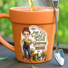 Custom Plant Pot Ceramic Mug - Personalized Birthday Garden Gifts For Gardeners - Gardening Girlhood At Its Finest