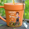 Custom Plant Pot Ceramic Mug - Personalized Birthday Garden Gifts For Gardeners - A Garden Full Of Love