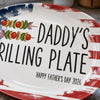 Custom Platter - Personalized Father's Day Birthday Gifts For Dad, Grandpa - Built On Food And Love