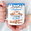 Custom 3D Inflated Effect Printed Mug - Personalized Father's Day Birthday Gifts For Dad, Grandpa, Husband - First My Love, Forever Their Dad