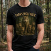 Custom Unisex T-shirt, Premium T-shirt, Hoodie - Personalized Father's Day Birthday Gifts For Dad, Grandpa - Papa’s Wolf Pack