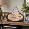 Custom Rustic Wooden Clock - Personalized Anniversary Wedding Gifts For Husband And Wife, Him And Her - Happy Anniversary, Forever Edition