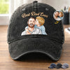 Custom Photo Cap - Personalized Father's Day Birthday Gifts For Dad, Grandpa - The Best Memories Start With Dad