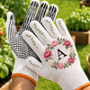 Custom Gardening Gloves - Personalized Birthday Garden Gifts For Gardeners - Good Vibes, Greener Days