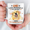 Custom Photo Mug - Personalized Father's Day Birthday Gifts For Dog Cat Lovers, Dog Dad, Cat Owners - We're Your Favorites