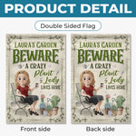 Custom Flag - Personalized Birthday Garden Gifts For Gardeners - Bloom Where You Grow