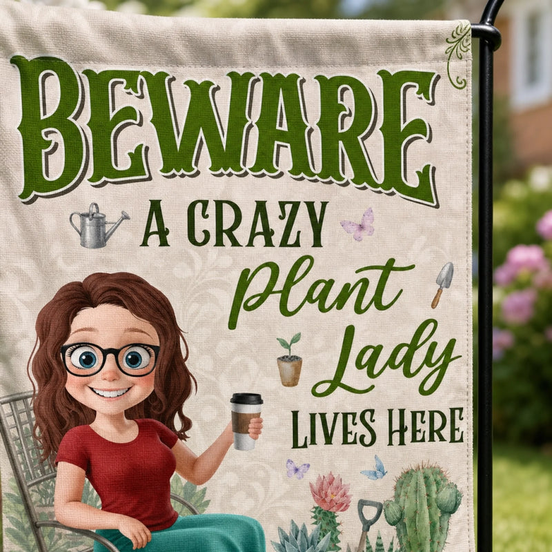 Custom Flag - Personalized Birthday Garden Gifts For Gardeners - Bloom Where You Grow