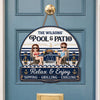 Custom Wood Sign - Personalized Summer Vacation And Travel Gifts For Husband And Wife, Him And Her - Our Favorite Coastal Escape