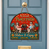 Custom Wood Sign - Personalized Summer Vacation And Travel Gifts For Husband And Wife, Him And Her - Our Happy Camper Oasis