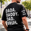 Custom T-Shirt - Personalized  Father's Day Birthday Gifts For Dad, Grandpa - Promoted To Bruh