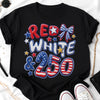 Unisex T-shirt, Premium T-shirt, Hoodie - America 250th Anniversary Gifts For Men And Women – Red White Blue Glitter Style
