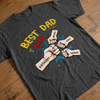 Custom Unisex T-shirt, Premium T-shirt, Hoodie – Personalized Father's Day Birthday Gifts For Dad, Grandpa – Dad Is My First Hero