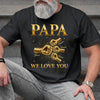 Custom Unisex T-shirt, Premium T-shirt, Hoodie – Personalized Father's Day Birthday Gifts For Dad, Grandpa – Forever Blessed With Dad