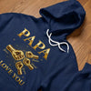 Custom Unisex T-shirt, Premium T-shirt, Hoodie – Personalized Father's Day Birthday Gifts For Dad, Grandpa – Forever Blessed With Dad