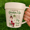 Custom Plant Pot Ceramic Mug - Personalized Birthday Garden Gifts For Gardeners - Proud Plant Lady Energy