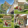 Custom Flag - Personalized Birthday Garden Gifts For Gardeners - Welcome To Her Happy Corner