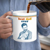 Custom Photo Mug - Personalized Father's Day Birthday Gifts For Dad, Grandpa, Husband - World’s Best Dad Ever