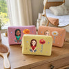 Custom Makeup Bag – Personalized  Best Friend Birthday Gifts For Women, Besties, Sisters, BFF – Beautiful Strong And Loved