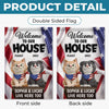 Custom Flag - Personalized America 250th Anniversary Gifts For Cat Lovers, Cat Mom And Dad - Welcome To Our Cat Kingdom