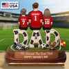 Custom LA 2026 Soccer Dad 2-Layered Wooden Plaque - Personalized Father's Day Gifts For Dad, Grandpa, Soccer Lovers, Sports Fans, Sports Lovers - Living The Soccer Life