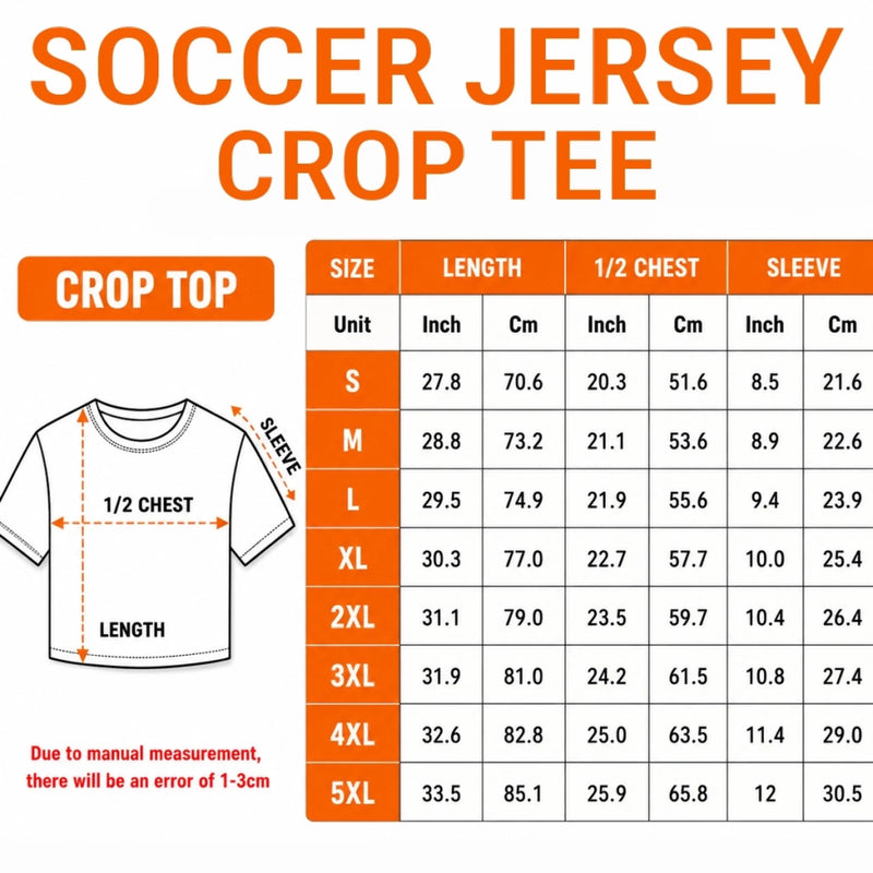 Custom Women's USA 2026 Jersey Crop Tee - Personalized Birthday Gifts For Soccer Lovers, Sports Fans, Sports Lovers - Chasing Goals, Making History