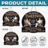 Custom Home Decor Wood Sign - Personalized Anniversary Wedding Gifts For Husband And Wife, Him And Her - Just A Couple, Pool & Patio Sipping Chilling