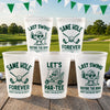 Custom Bachelor Golf Party Cups - Personalized Birthday Gifts For Golf Lovers, Sports Fans, Sports Lovers - Fairways And Good Days