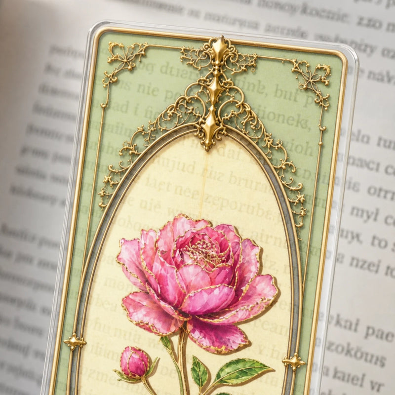 Custom Clear Acrylic Bookmark - Personalized Bookish Gifts For Book Lovers, Bookworms, Readers - Where Stories Bloom