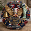 Custom Wood Sign - Personalized America 250th Anniversary Gifts For Mom, Dad, Brother, Sister, Kids - Liberty Never Goes Out Of Style