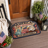 Custom Shaped Doormat - Personalized America 250th Anniversary Gifts For Mom, Dad, Brother, Sister, Kids - United In Pride And Honor