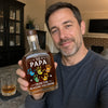 Custom Liquor Decanter - Personalized Father's Day Birthday Gifts For Dad, Grandpa - To My First And Forever Hero