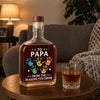 Custom Liquor Decanter - Personalized Father's Day Birthday Gifts For Dad, Grandpa - To My First And Forever Hero