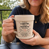 Custom Plant Pot Ceramic Mug - Personalized Birthday Garden Gifts For Husband And Wife, Him And Her - A Promise Kept Forever