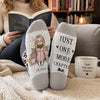 Custom Crew Socks - Personalized Bookish Gifts For Book Lovers, Bookworms, Readers - Living My Best Book Life