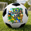 Custom World Football Soccer Ball - Personalized  Birthday Gifts For Football Lovers, Sports Fans, Sports Lovers - My Lucky Number, My Nation