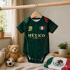 Custom Mexico World Football Baby Jersey Bodysuit
 - Personalized Baby Shower, Gender Reveal Gifts For New Moms, New Dads, Football Lovers - The Team's Youngest MVP