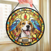 Custom Photo Stained Glass Window Hanging Suncatcher - Personalized Birthday Gifts For Dog Cat Lovers, Dog Dad And Mom, Cat Owners - A Bond That Lasts Forever