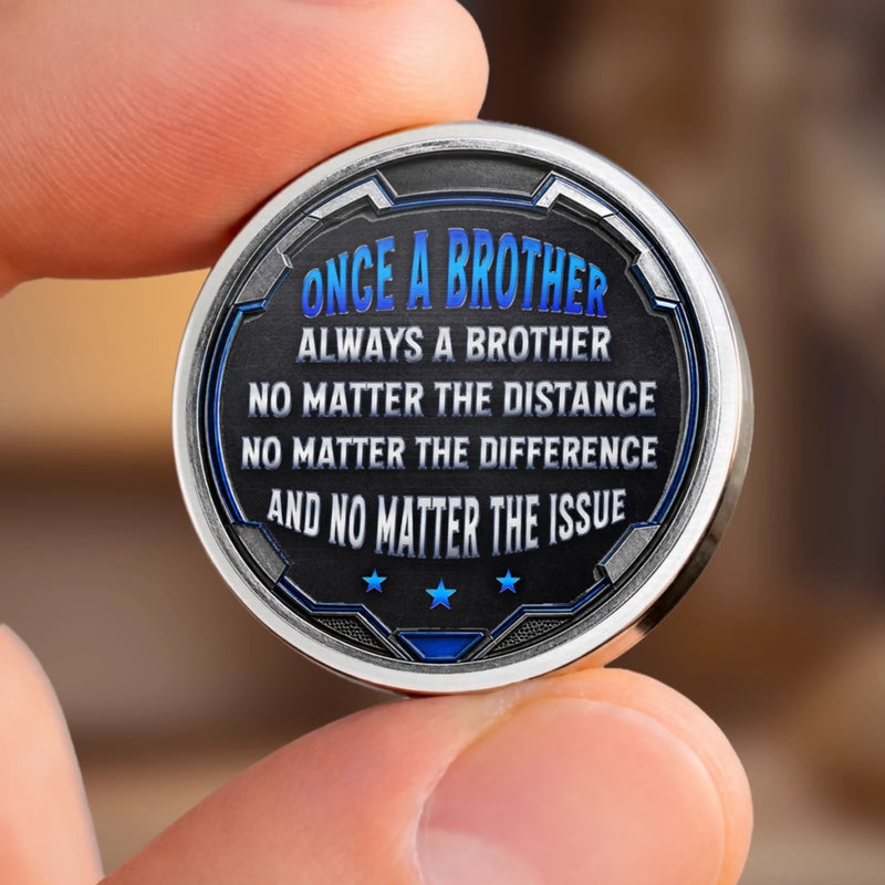 Custom Pocket Hug - Personalized Birthday Gifts For Brother - Brothers Bonded For Life