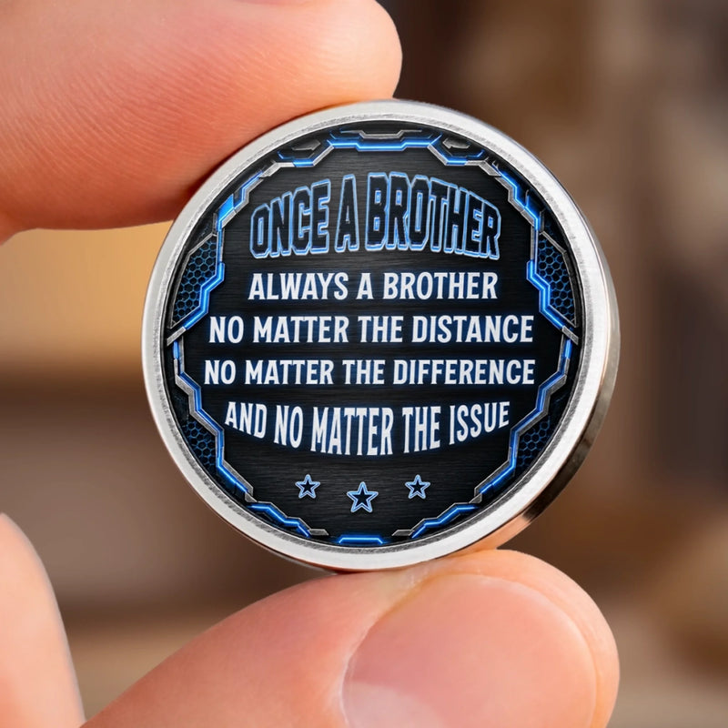 Custom Pocket Hug - Personalized Birthday Gifts For Brother, Siblings - Forever Brothers Forever Friends