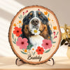 Custom Photo 2-Layered Wooden Plaque - Personalized Birthday Gifts For Dog Cat Lovers, Dog Dad And Mom, Cat Owners - My Sweet Furry Flower Boy