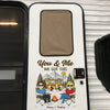 Custom RV Decal - Personalized Anniversary Wedding Camping Gifts For Campers, Husband And Wife, Him And Her - Campfire Love