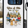 Custom RV Decal -Personalized Anniversary Wedding Camping Gifts For Campers, Husband And Wife, Him And Her, Dog Cat Lovers, Dog Dad And Mom - Adventure Together