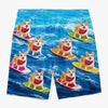 Custom Photo Tropical Hawaiian Aloha Men Beach Shorts - Personalized Summer Vacation And Travel Gifts For Dog Cat Lovers, Dog Dad And Mom, Cat Owners - Paws And Sunshine