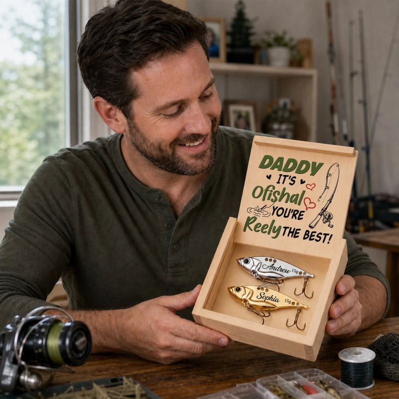 Custom Fishing Lure - Personalized Father's Day Fishing Gifts For Fisherman, Dad, Grandpa - Lake Days Best Days